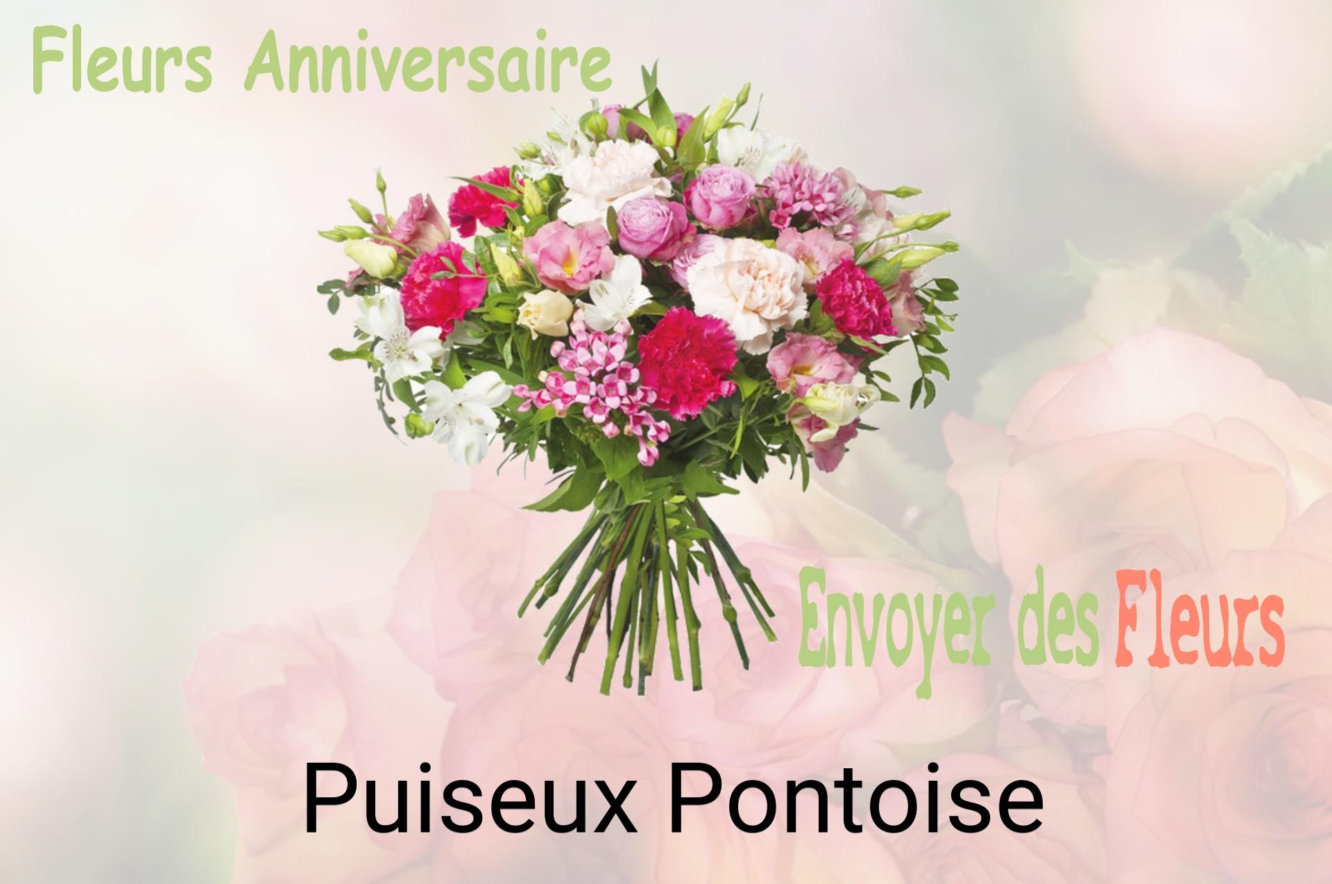 Bouquet de fleurs d’anniversaire livré à Puiseux-Pontoise