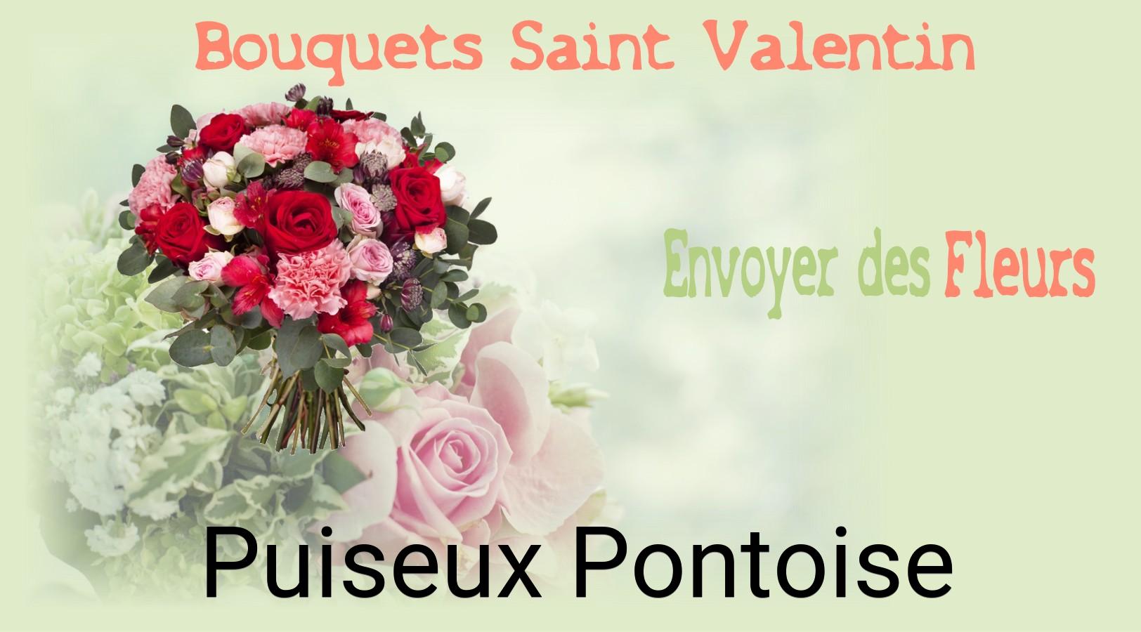 Roses de Saint-Valentin livrées à Puiseux-Pontoise